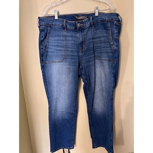 Torrid Womens Plus Size 16R Mid-Rise Stretch Denim Jeans - Picture 3 of 14